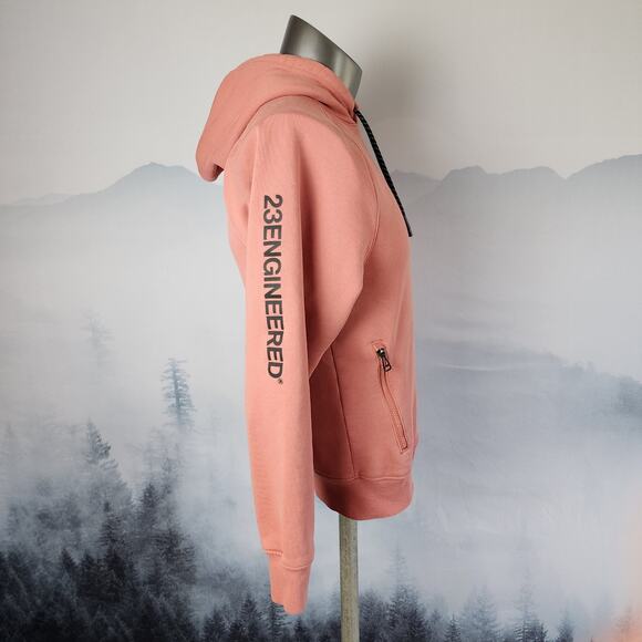 Jordan 23Engineered Canyon Pink Drawstring Hoodie | Men's XS - Picture 6 of 16